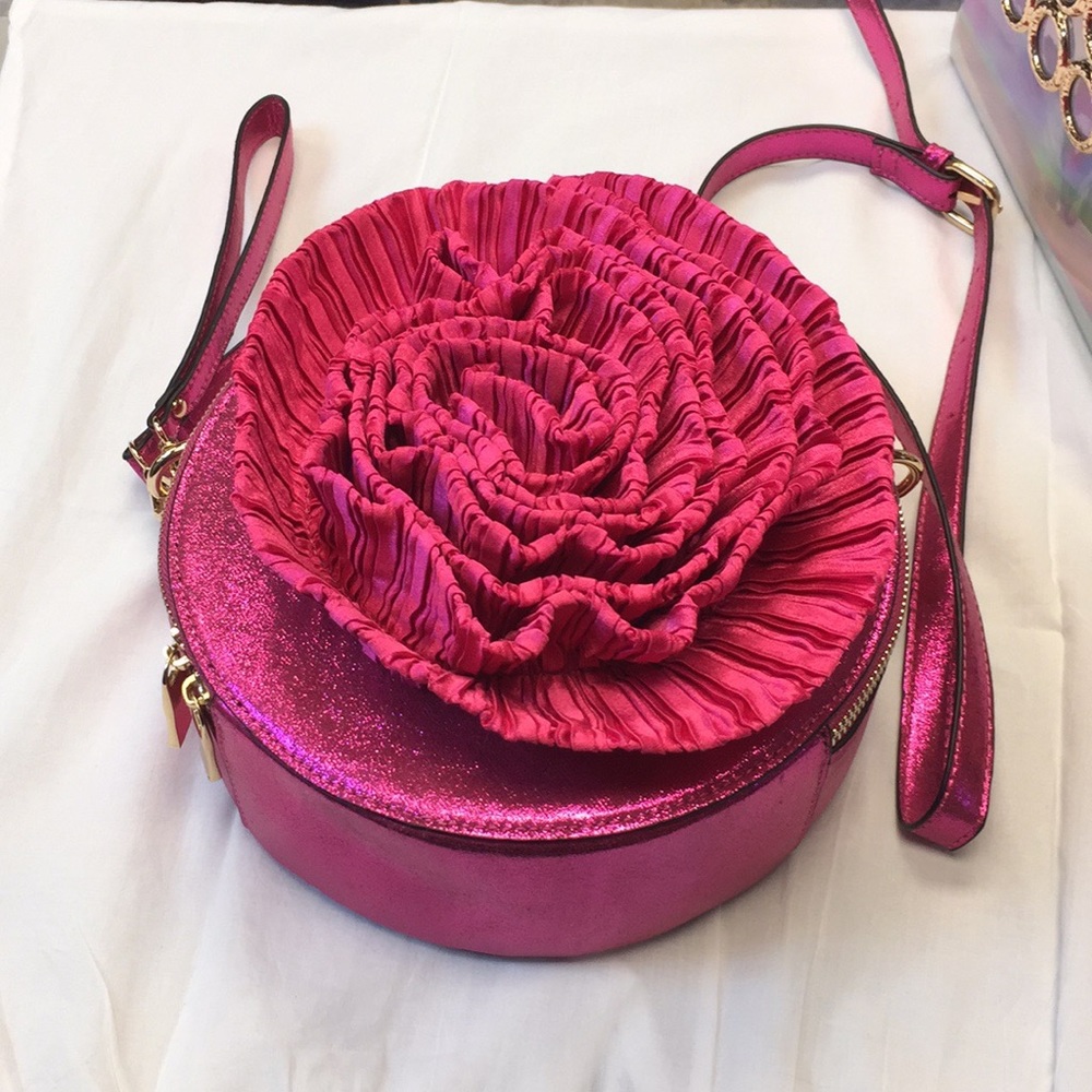 Beautiful Round Hot pink  Bag